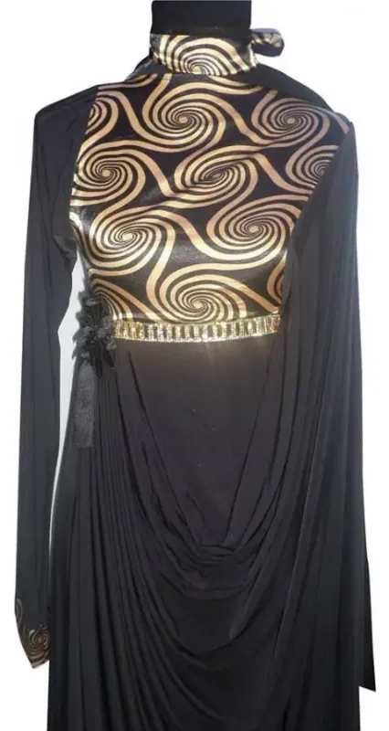 Picture of Radhe Designer Purple Georgette Kaftan Dress for Women - F9380