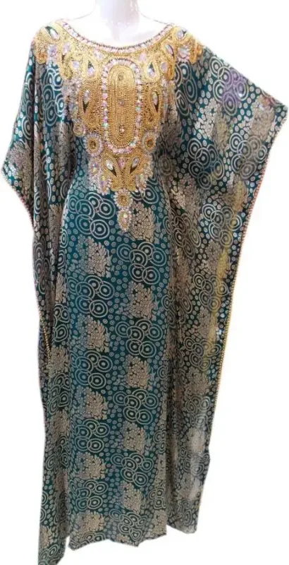 Picture of Radhe Designer Multicolor Georgette Kaftan Dress for Women - F5033