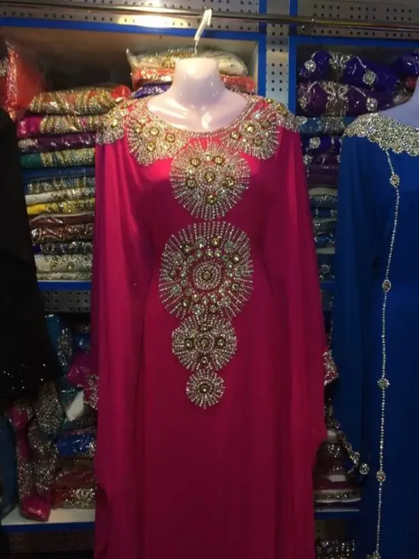 Picture of Radhe Designer Yellow Georgette Kaftan Dress for Women - F9917