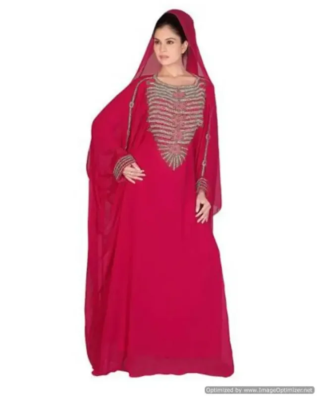 Picture of Radhe Designer Multicolor Georgette Kaftan Dress for Women - F9481