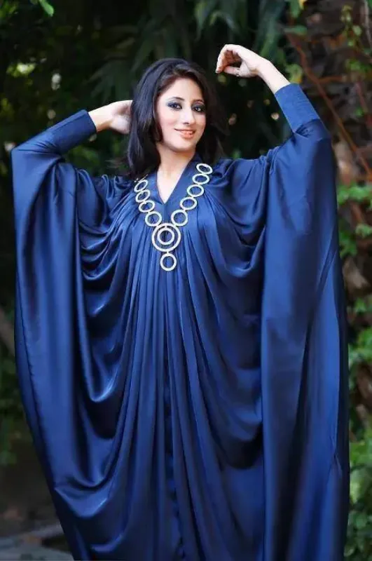 Picture of Radhe Designer Multicolor Georgette Kaftan Dress for Women - F5880