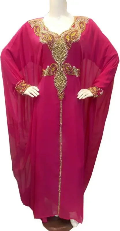 Picture of Radhe Designer Blue Georgette Kaftan Dress for Women - F4579