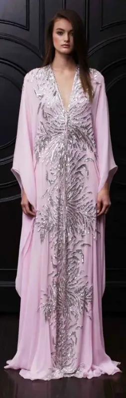 Picture of Radhe Designer Multicolor Georgette Kaftan Dress for Women - F6266