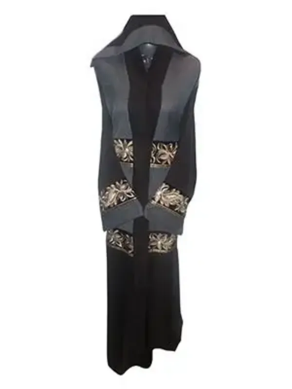 Picture of Radhe Designer White Georgette Kaftan Dress for Women - F9585