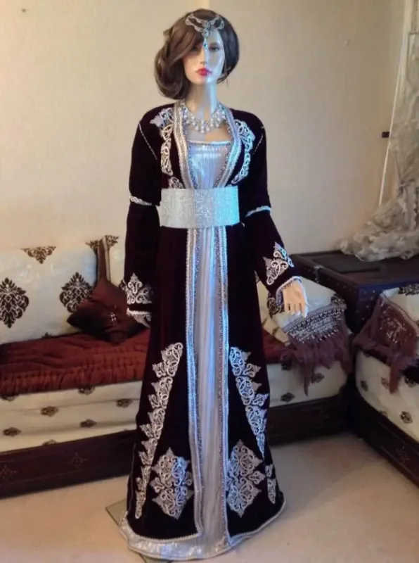 Picture of Radhe Designer Multicolor Georgette Kaftan Dress for Women - F10585