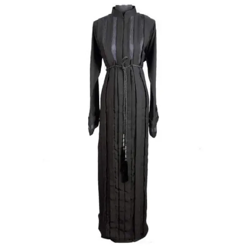Picture of Black Georgette Kaftan Dress for Women - Look 10599