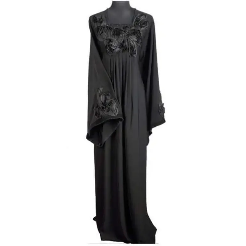 Picture of Radhe Designer Black Georgette Kaftan Dress for Women - F5094