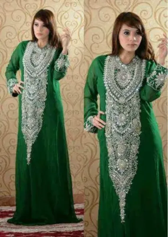 Picture of Radhe Designer Black Georgette Kaftan Dress for Women - F6906