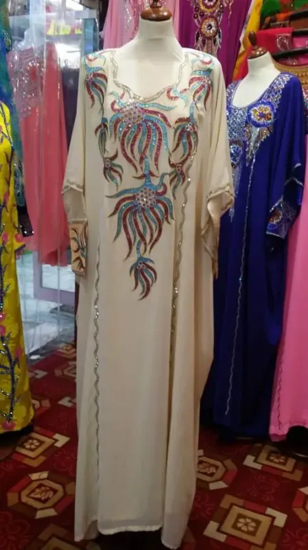 Picture of Radhe Designer Multicolor Georgette Kaftan Dress for Women - F3372