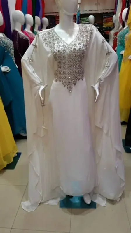 Picture of Radhe Designer Blue Georgette Kaftan Dress for Women - F10472