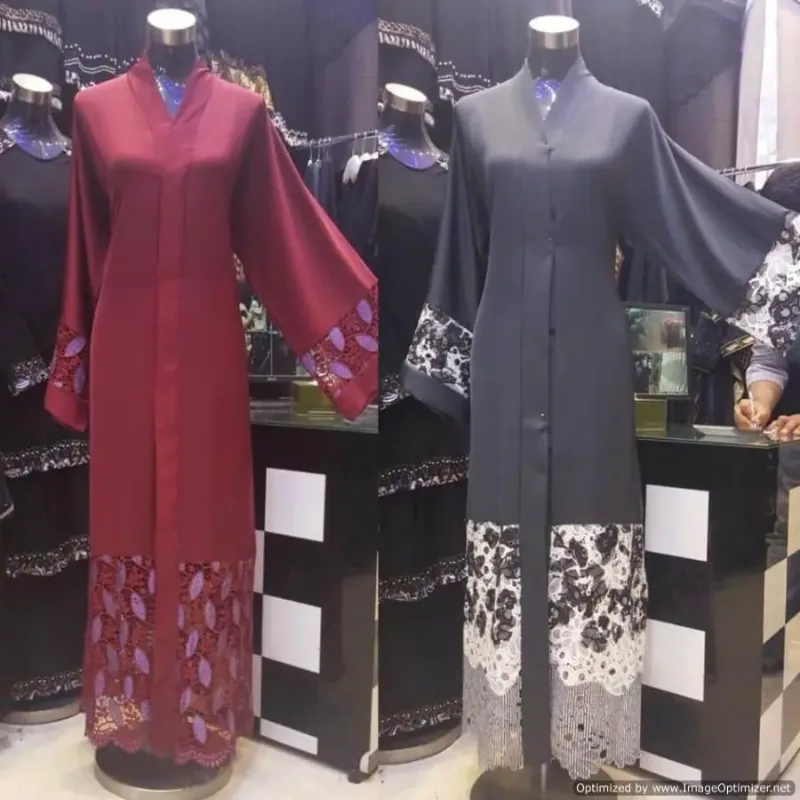 Picture of Radhe Designer Black Georgette Kaftan Dress for Women - F2002