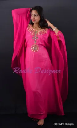 Picture of Royal Dubai Farasha Moroccan Kaftan Abaya Jilbab Ar ,y2