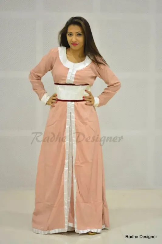 Picture of Radhe Designer Blue Georgette Kaftan Dress for Women - Y950