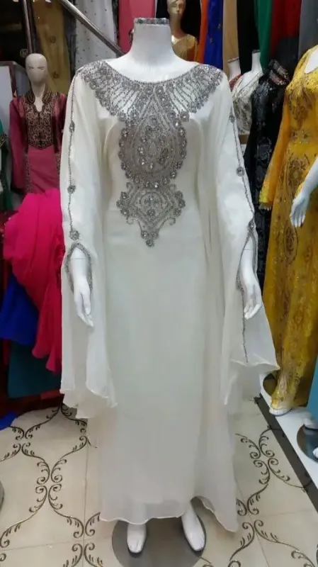 Picture of Radhe Designer Multicolor Georgette Kaftan Dress for Women - F1758