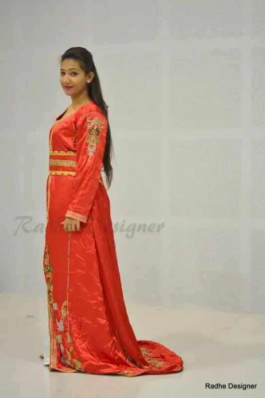 Picture of Radhe Designer Black Georgette Kaftan Dress for Women - Y717