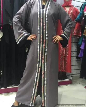 Picture of royal wedding gown,dubai crystal caftan abaya jalabiya,