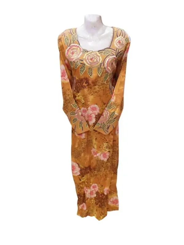 Picture of Multi Color Georgette Kaftan Dress for Women - Look 10757