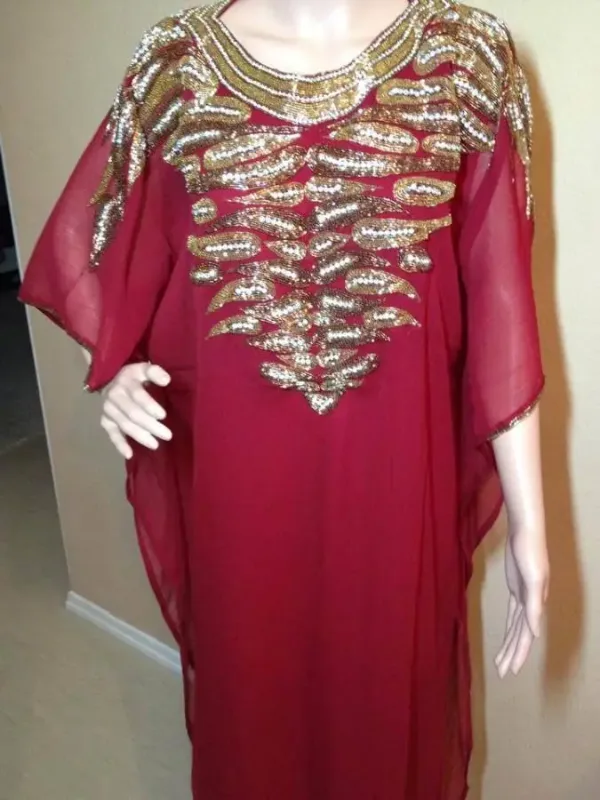 Picture of Radhe Designer Blue Georgette Kaftan Dress for Women - F7991