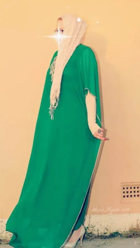 Picture of Radhe Designer Black Georgette Kaftan Dress for Women - F5889