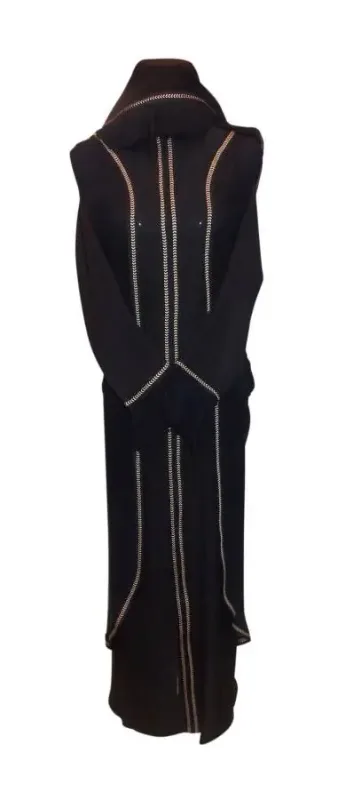 Picture of Purple Georgette Kaftan Dress for Women - Look 10768