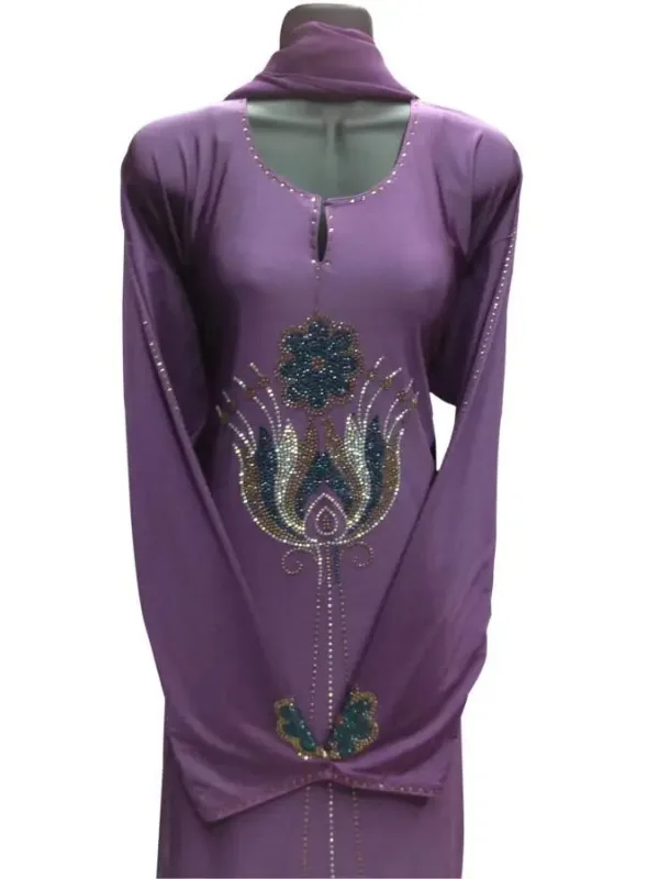 Picture of Radhe Designer White Georgette Kaftan Dress for Women - F3657