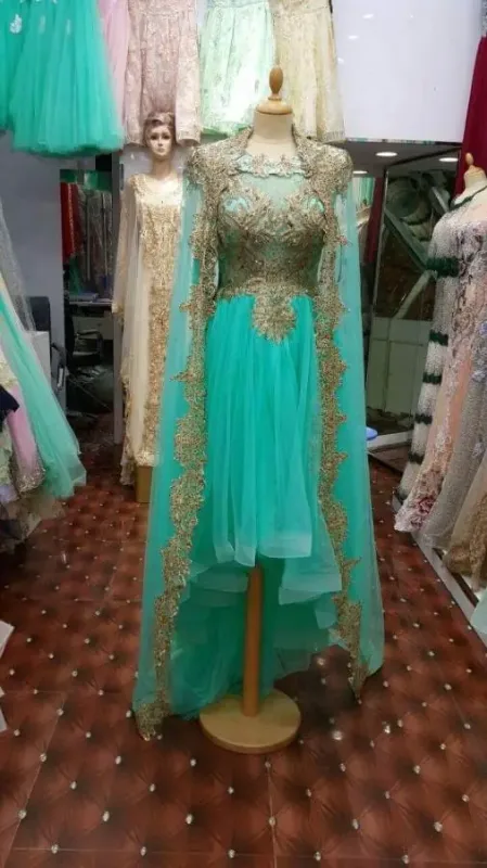 Picture of Radhe Designer Multicolor Georgette Kaftan Dress for Women - F9055