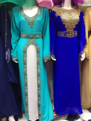 Picture of silk route jubah butterfly clothing dubai abay,f1803