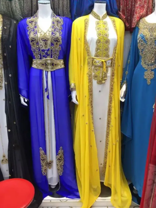 Picture of Radhe Designer Blue Georgette Kaftan Dress for Women - F1929
