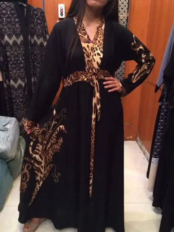 Picture of Radhe Designer Multicolor Georgette Kaftan Dress for Women - F1452