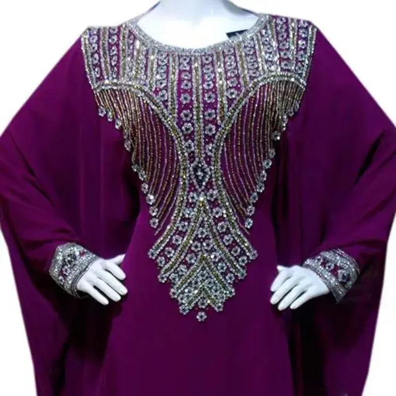 Picture of Radhe Designer Multicolor Georgette Kaftan Dress for Women - F10273