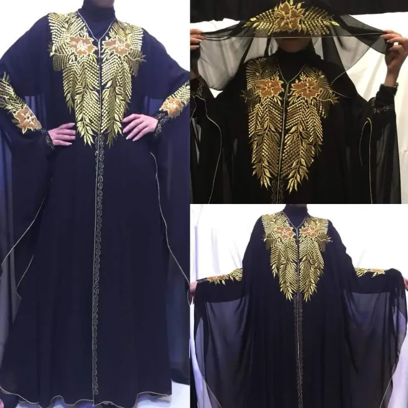 Picture of Radhe Designer Yellow Georgette Kaftan Dress for Women - F2782