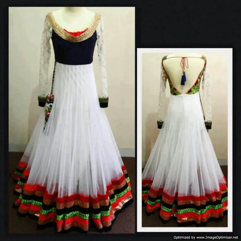 Picture of Radhe Designer Multicolor Georgette Kaftan Dress for Women - F6468