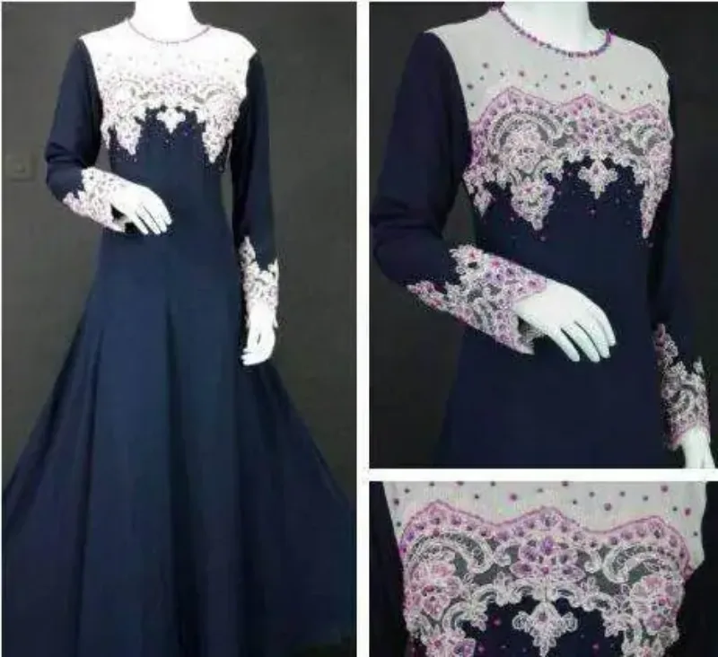 Picture of Radhe Designer Purple Georgette Kaftan Dress for Women - F8971