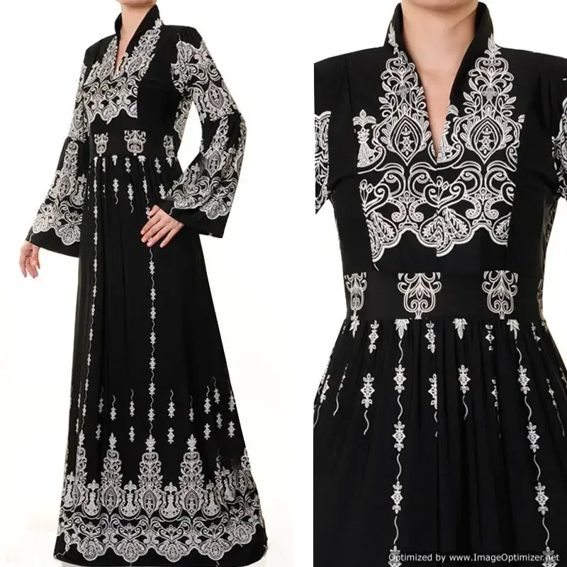Picture of Radhe Designer Pink Cotton Kaftan Dress for Women - F9070