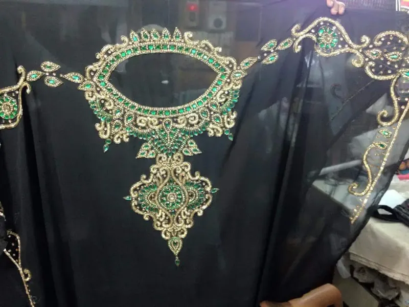 Picture of Multi Color Georgette Kaftan Dress for Women - Look 10893