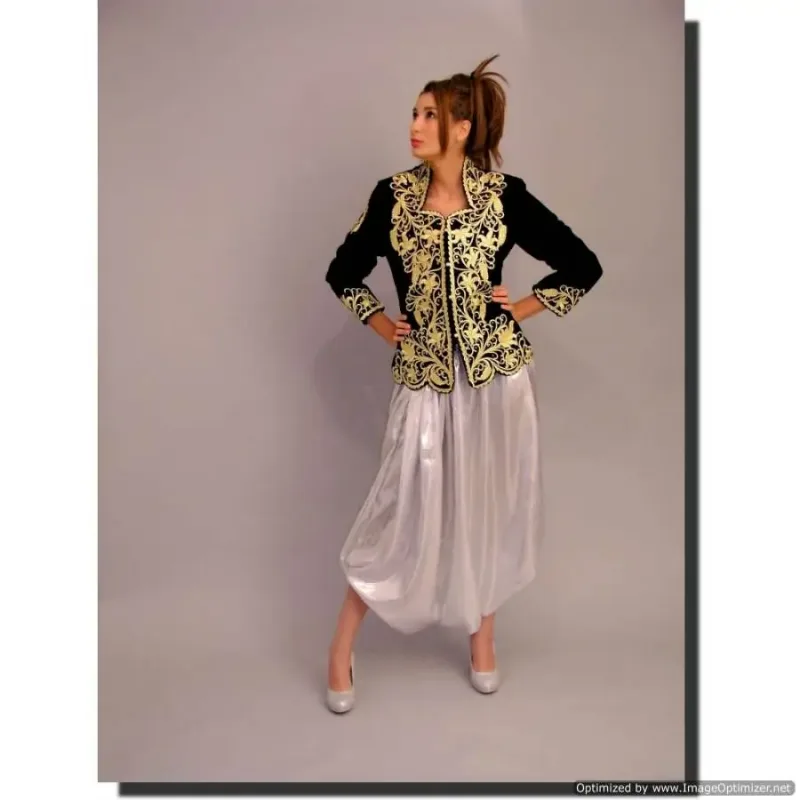 Picture of Radhe Designer Multicolor Georgette Kaftan Dress for Women - F9106