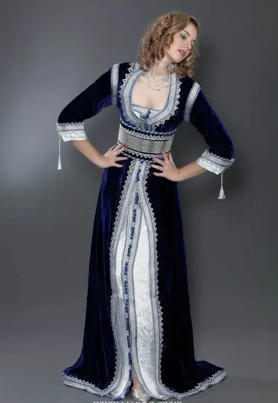 Picture of Radhe Designer Multicolor Georgette Kaftan Dress for Women - F9586