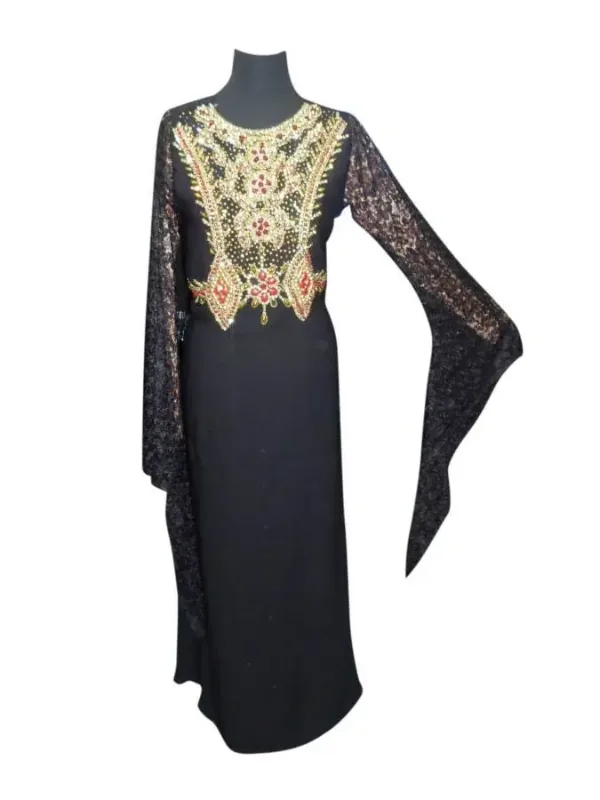 Picture of Multi Color Georgette Kaftan Dress for Women - Look 10914