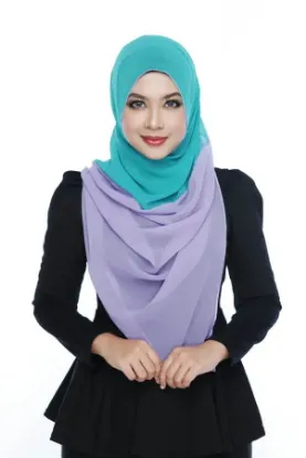 Picture of Square Neck Women Hijab Scarf Hat V-Neck Shawls Arab ,hijab