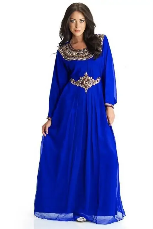Picture of Radhe Designer Multicolor Georgette Kaftan Dress for Women - F5847