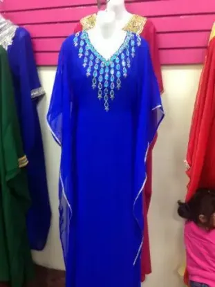 Picture of superior grade fabric made farasha kaftan available for