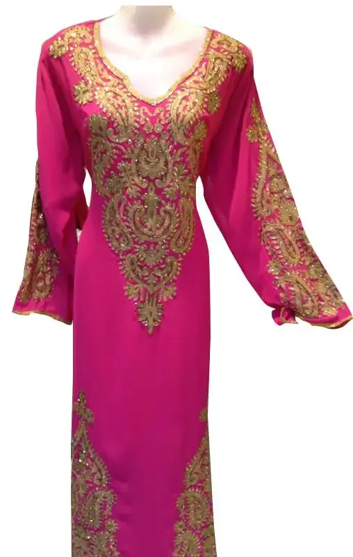 Picture of Radhe Designer Black Georgette Kaftan Dress for Women - F9508
