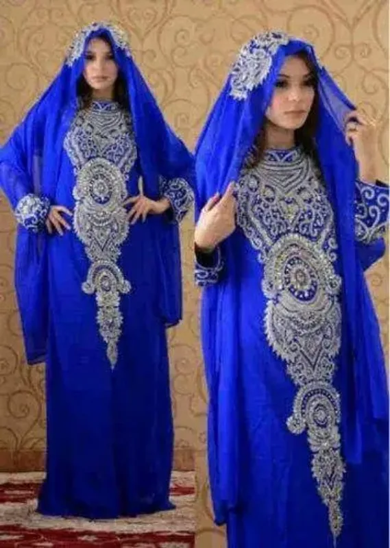 Picture of Radhe Designer Multicolor Georgette Kaftan Dress for Women - F6303