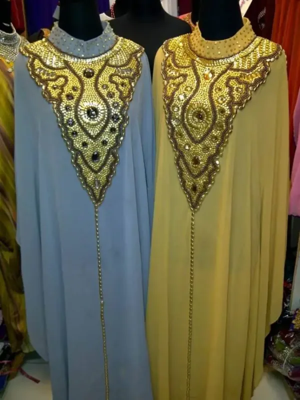 Picture of Radhe Designer Multicolor Georgette Kaftan Dress for Women - F8130