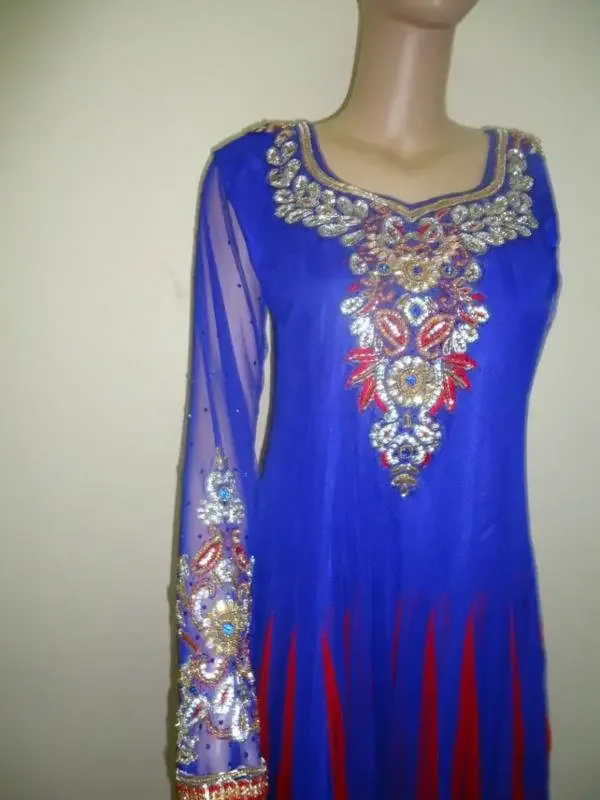 Picture of Radhe Designer Black Georgette Kaftan Dress for Women - F8861