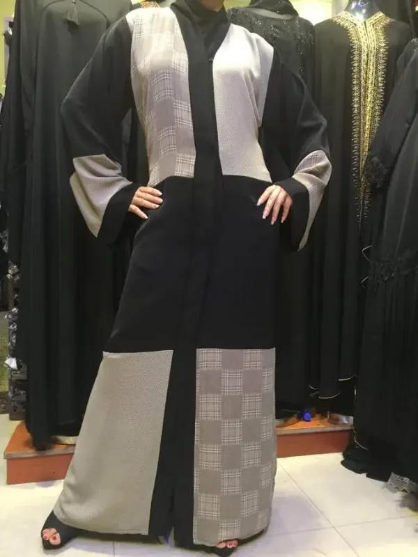 Picture of Radhe Designer Black Georgette Kaftan Dress for Women - F8132