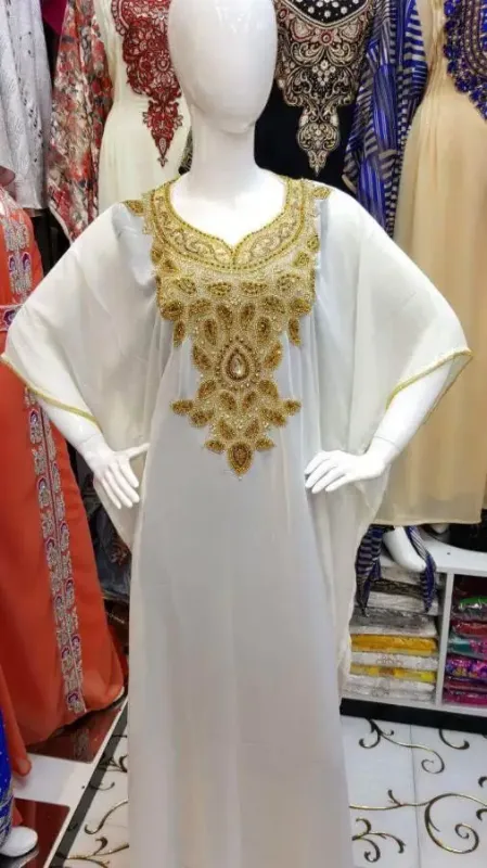 Picture of Radhe Designer Multicolor Georgette Kaftan Dress for Women - F5910