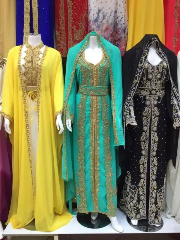 Picture of Radhe Designer Multicolor Georgette Kaftan Dress for Women - F4611