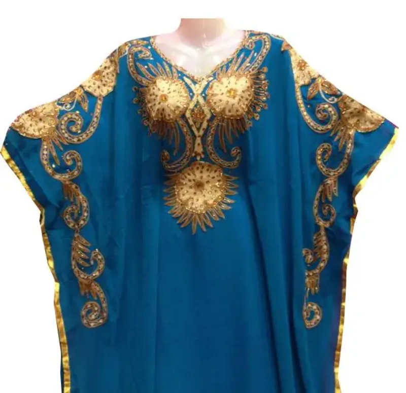 Picture of Radhe Designer Multicolor Georgette Kaftan Dress for Women - F9753