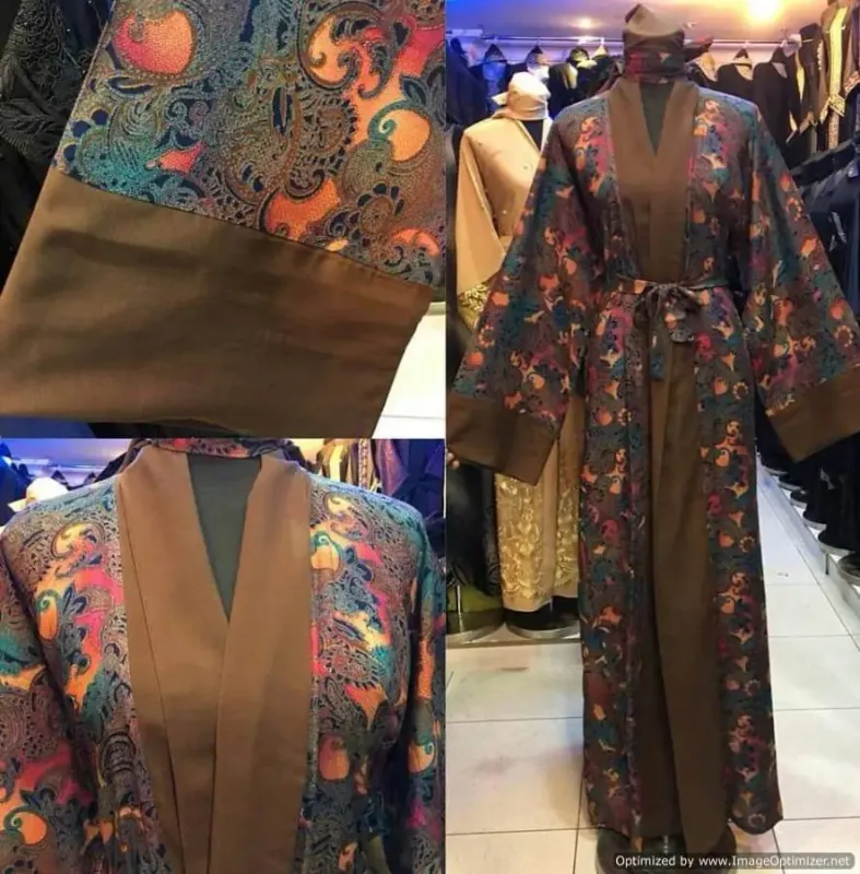 Picture of Radhe Designer Multicolor Georgette Kaftan Dress for Women - F2913